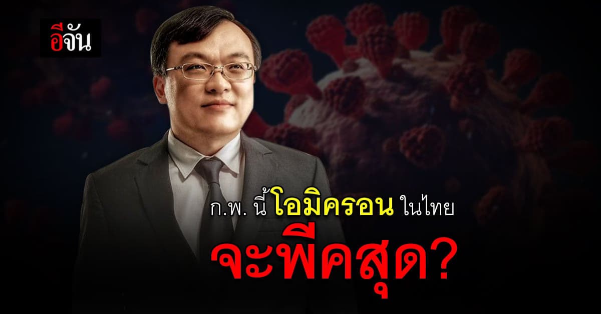 หมอธีระ คาด โอมิครอน พีคสุดในไทยราว 3 ก.พ. 65