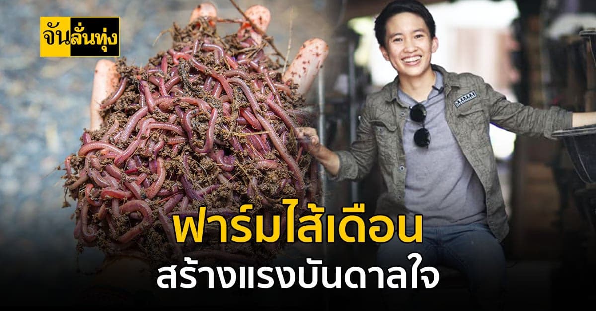 ฟาร์มไส้เดือน สร้างแรงบันดาลใจ