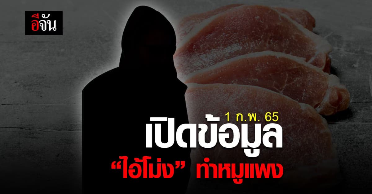ก.เกษตร ตั้ง อนุ กมธ. เตรียมเปิดข้อมูล ไอ้โม่ง ทำ หมูแพง