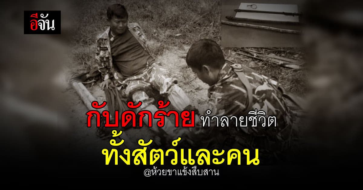 ผู้พิทักษ์ป่า สะดุด กับดักสัตว์ จาก วีรบุรุษ เป็น คนพิการ : ห้วยขาแข้ง
