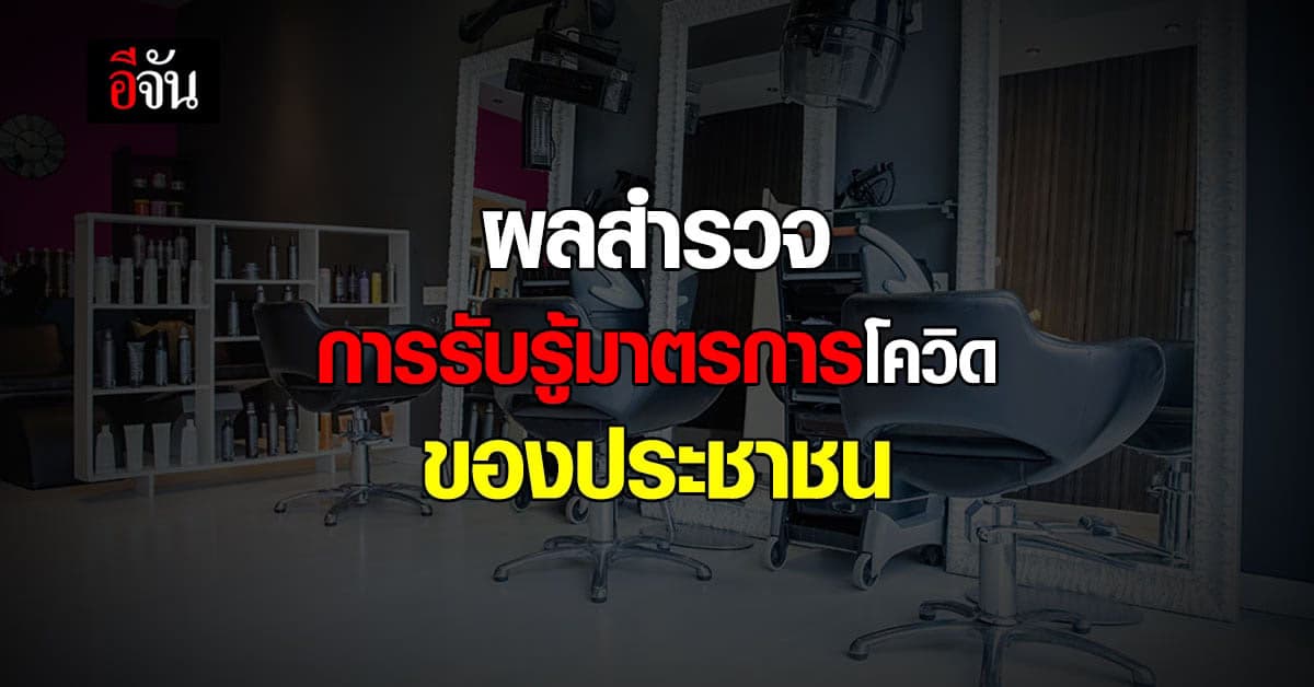 สธ. เปิด ผลสำรวจ การรับรู้ของประชาชน ในมาตรการ COVID Free Setting