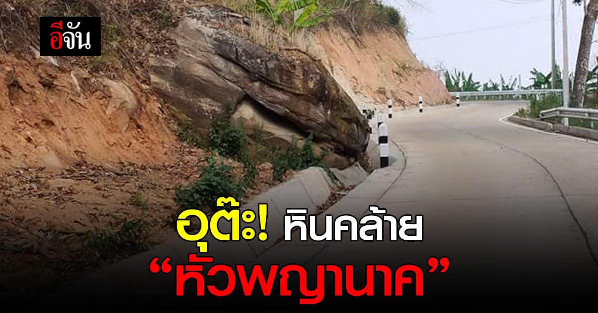 สุดทึ่ง! หินคล้ายหัวพญานาค ถนนสายใหม่ บ้านแม่ยะน้อย จ.เชียงใหม่