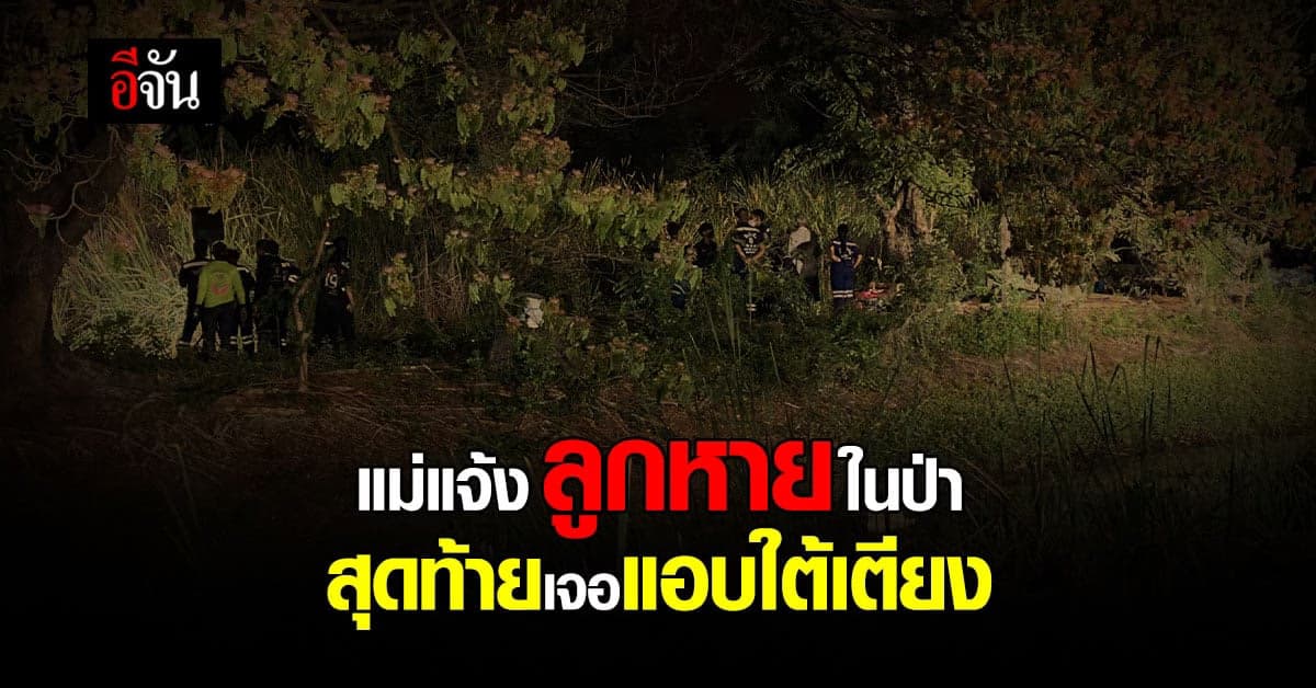 หาให้วุ่น! แม่แจ้งกู้ภัยตามหาลูกหายไปในป่า สุดท้ายเจอแอบหลับใต้เตียง