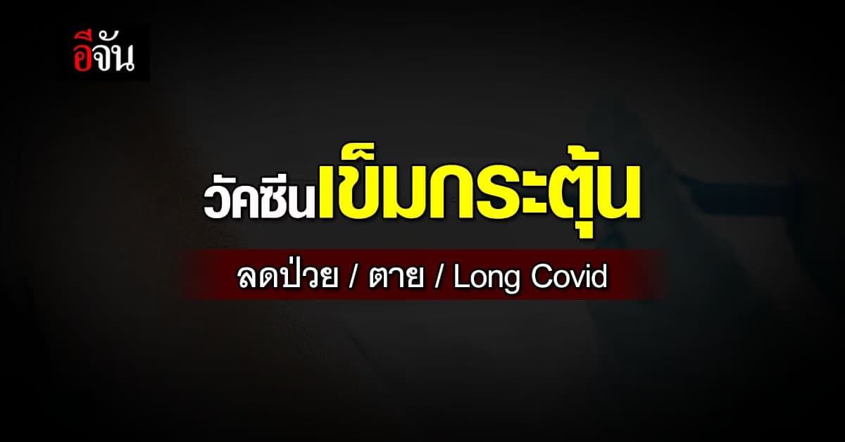 สถาบันวัคซีนแห่งชาติ ย้ำ วัคซีนเข็มกระตุ้น ลดป่วยหนัก-ตายจากโควิด
