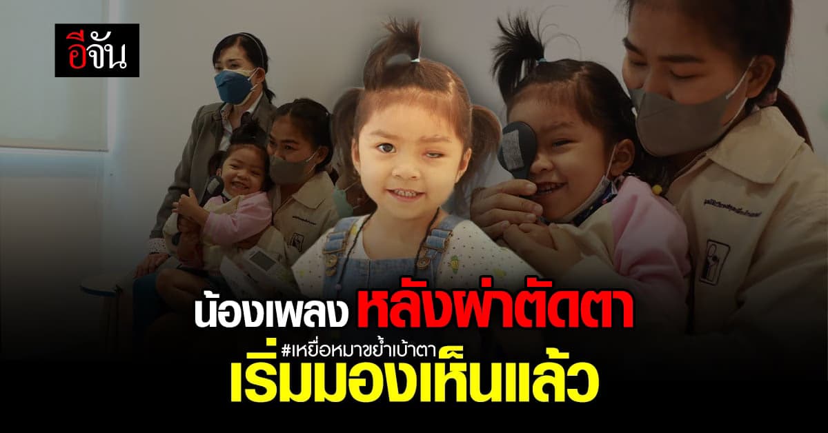 น้องเพลง เหยื่อหมาขย้ำเบ้าตา หมอเผย หลังผ่าตัด อาการดีขึ้น