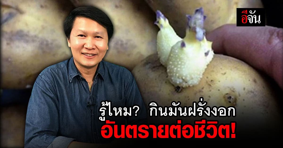 รู้ไหม มันฝรั่งงอก มีพิษ เสี่ยงถึงชีวิต