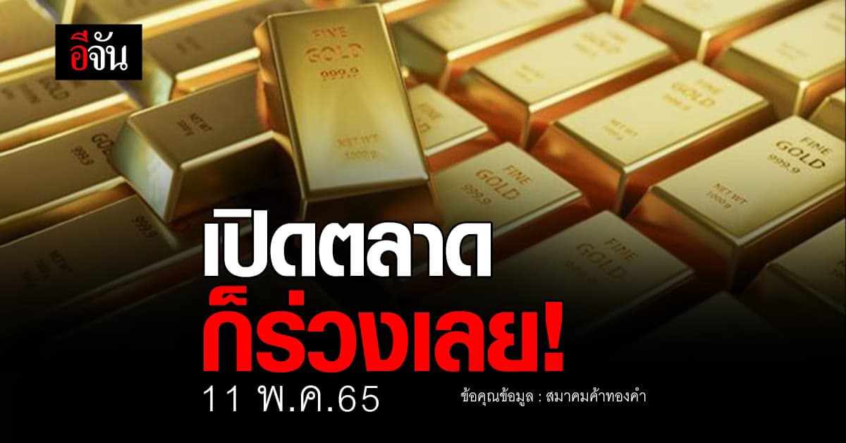 เปิดตลาด ทองลง 250 บาท