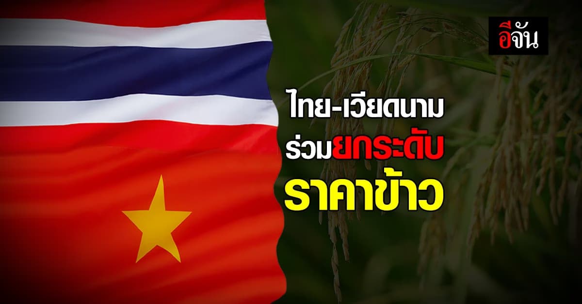 ไทย-เวียดนาม ร่วม ยกระดับ ราคาข้าว เพิ่ม อำนาจต่อรอง ตลาดโลก