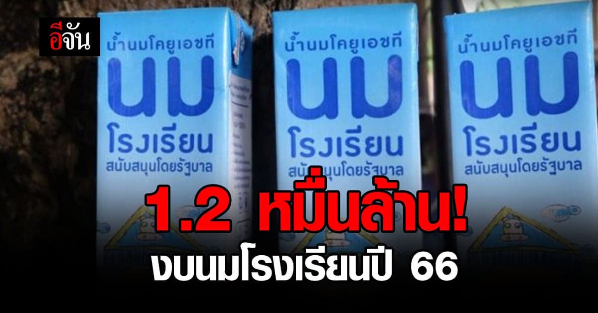 รัฐบาลของบสภา 1.2 หมื่นล้าน จัดนมโรงเรียนดูแลเด็ก 6.79 ล้านคน
