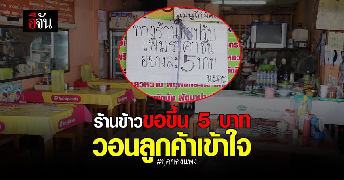 ผลกระทบราคาวัตถุดิบที่ปรับขึ้น แม้แต่ ร้านตามสั่ง ก็สุดตรึงราคา