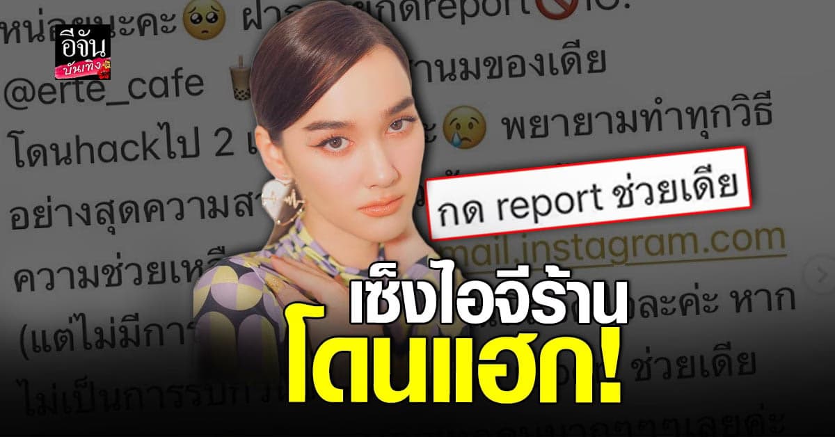 เดียร์น่า ถอดใจ หลังไอจีร้านโดนแฮกนานกว่า 2 เดือน