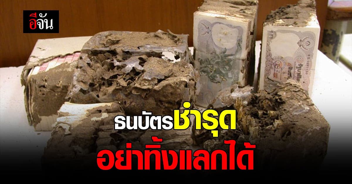 เช็กเงื่อนไข การแลกเปลี่ยน ธนบัตรชำรุด แลกใหม่ได้ ต้องทำอย่างไร ?