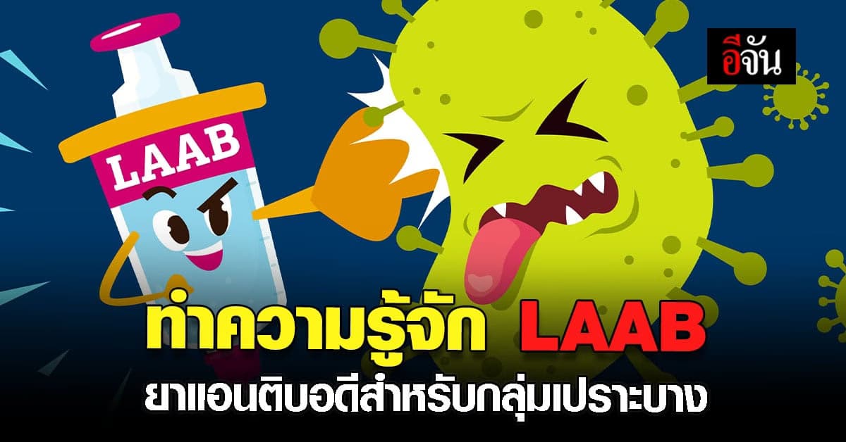 ทำความรู้จัก LAAB ยาแอนติบอดี ออกฤทธิ์แบบผสมที่ช่วยป้องกันโรค โควิด-19