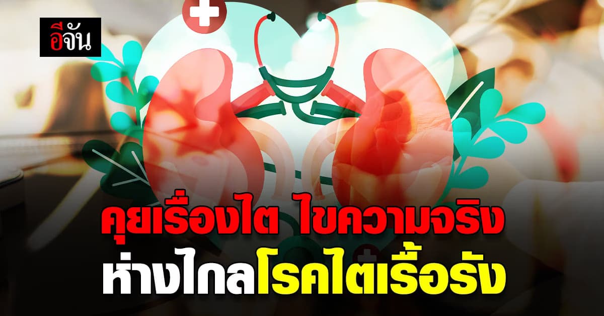 ไขเรื่องไตสาเหตุ ปัจจัยเสี่ยง จาก โรคไตเรื้อรัง โดย แพทย์ผู้เชี่ยวชาญ