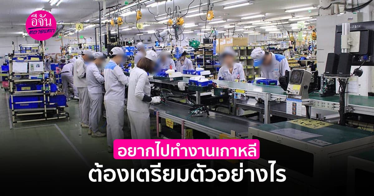 เกาหลีเปิดรับสมัครแรงงาน ค่าแรงสูงสุด 98,000 บาท อยากไปต้องทำอย่างไร
