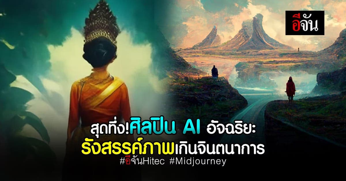 Midjourney AI สร้างสรรค์ ภาพศิลปะ จาก คีย์เวิร์ด ไม่กี่คำ