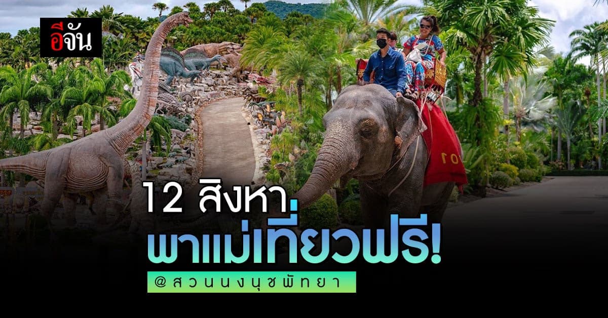 สวนนงนุช จัดโปร วันแม่แห่งชาติ 12 สิงหา พาแม่เที่ยวฟรี!