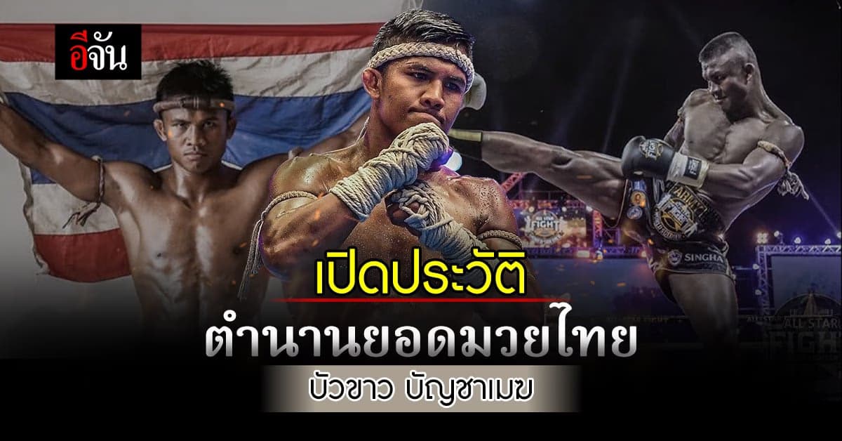 เปิดประวัติ บัวขาว บัญชาเมฆ  ตำนานยอดมวยไทย ขวัญใจคนไทย