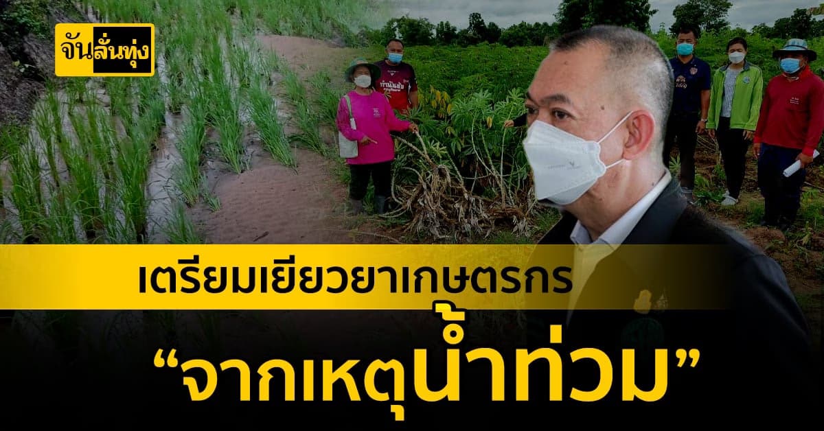 กสก. เตรียมช่วยเหลือ เกษตรกร จากเหตุน้ำท่วม