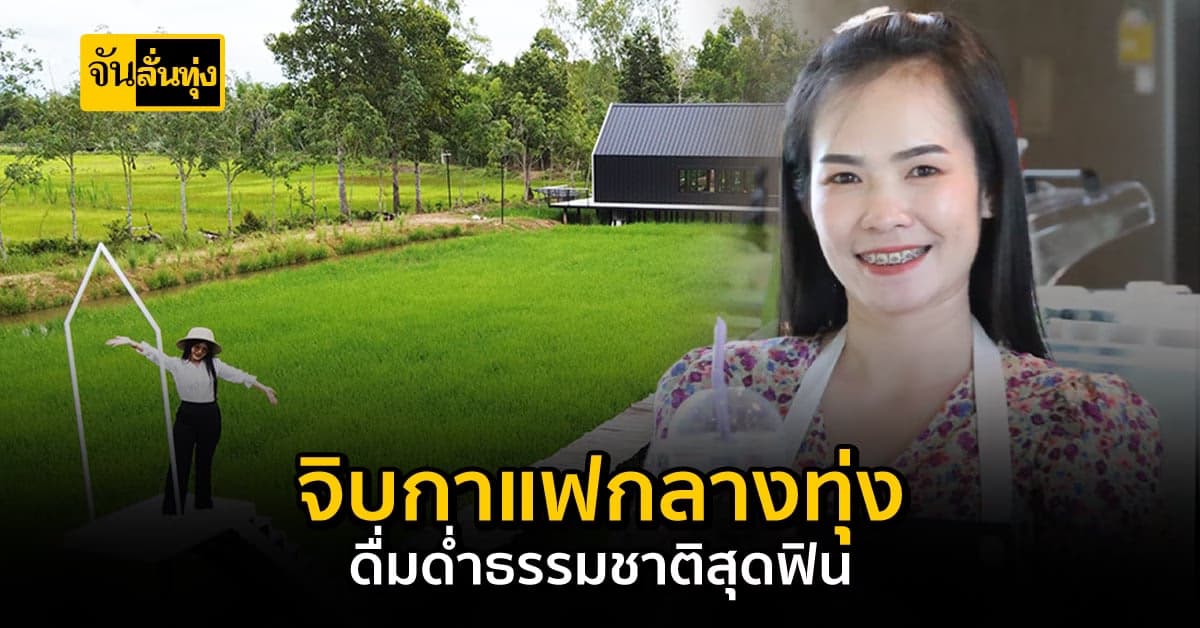 สุดว้าว! “เมอนาคาเฟ่” ชิมกาแฟ ดื่มด่ำกับธรรมชาติสุดชิล กลางทุ่งนา
