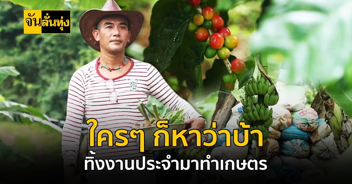 ใครๆก็หาว่าผมบ้า! ลาออกจากงานประจำ มาทำ สวนเกษตร กว่า 10 ไร่