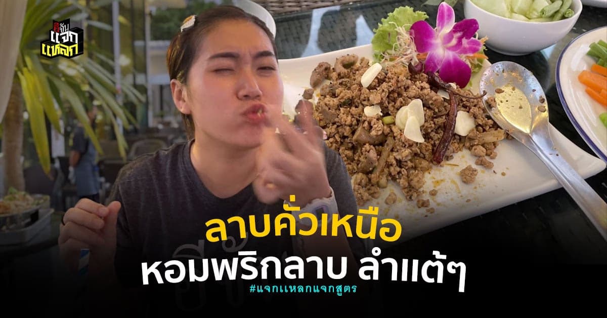 สูตรลาบหมูคั่ว ลาบเหนือ ลำเเต้ๆ