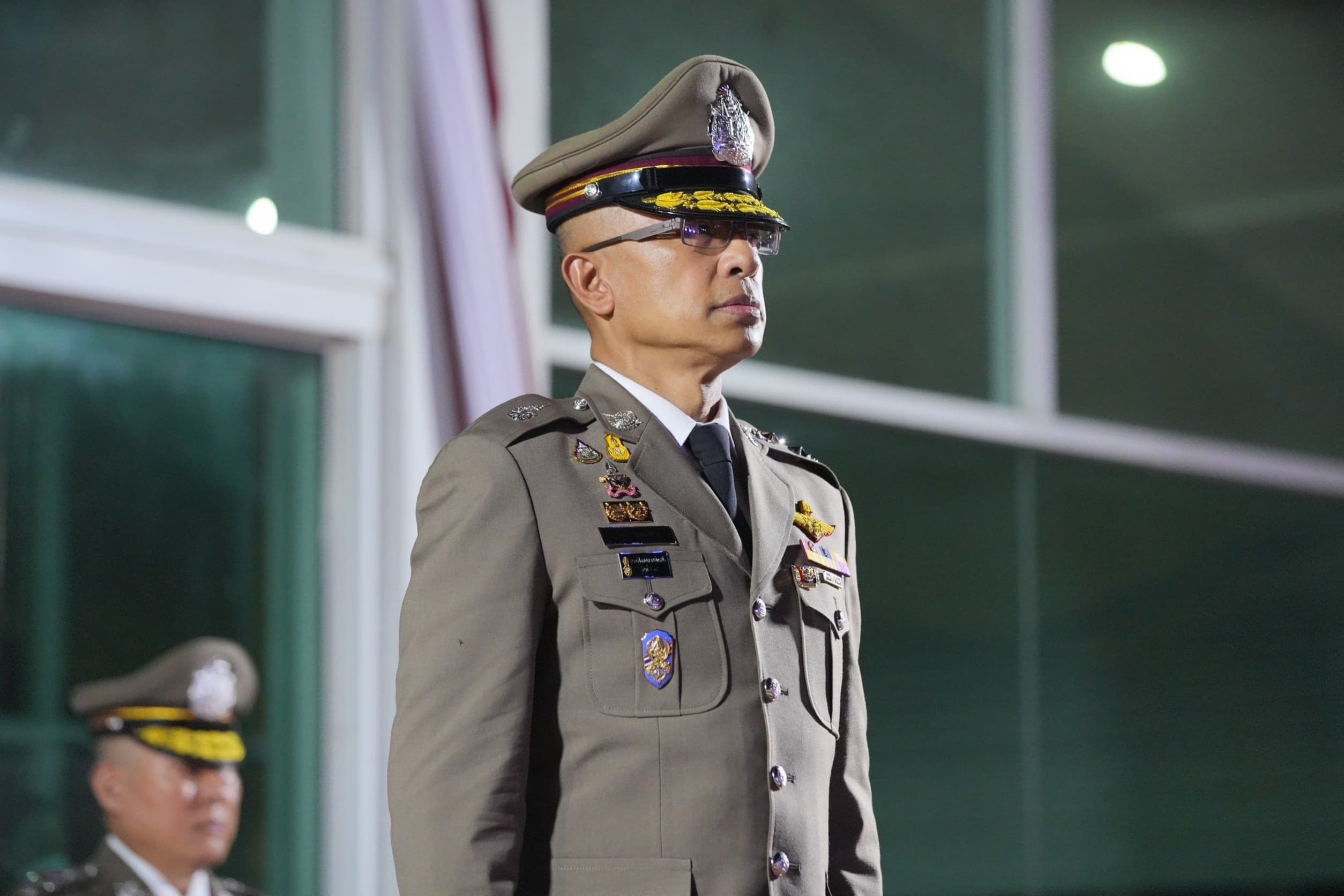 ตร. สวนสนาม เชิดชูเกียรติ พล.ต.อ.สุวัฒน์ ผบ.ตร. คนที่ 12