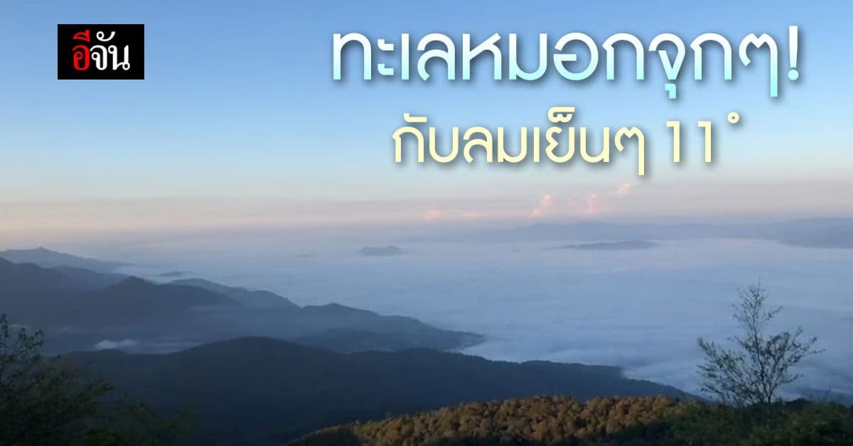 ทะเลหมอกอินทนนท์ สวยสะกดต้อนรับฤดูหนาว