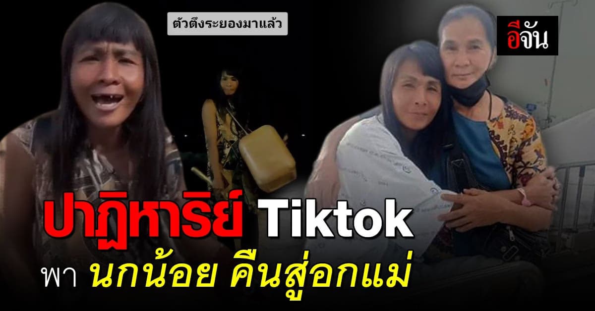 ปาฏิหาริย์ Tiktok พา นกน้อย ตัวตึงระยอง ได้เจอครอบครัว
