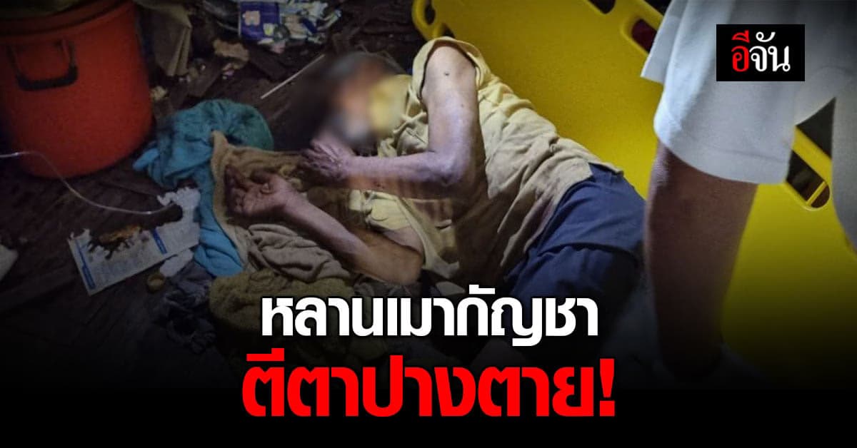 เร่งช่วยตาวัย 80 ปี ถูกหลานชาย เมากัญชา ทุบตีปางตาย