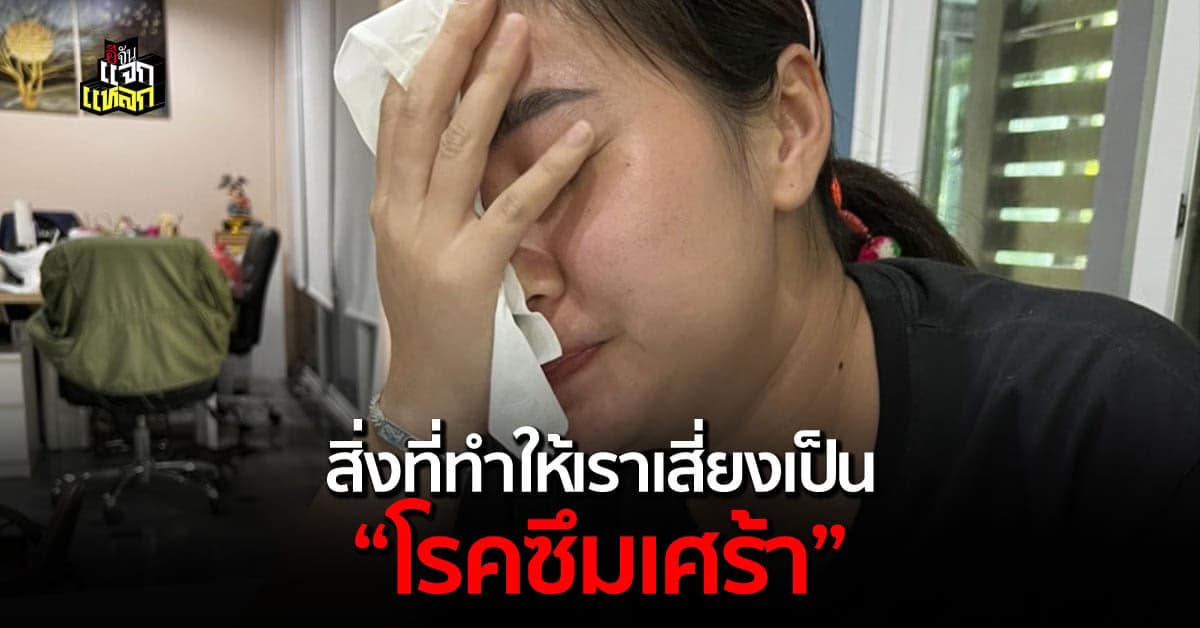 เช็กลิสต์ ภาวะเสี่ยงเป็นโรคซึมเศร้า เราเสี่ยงแค่ไหน