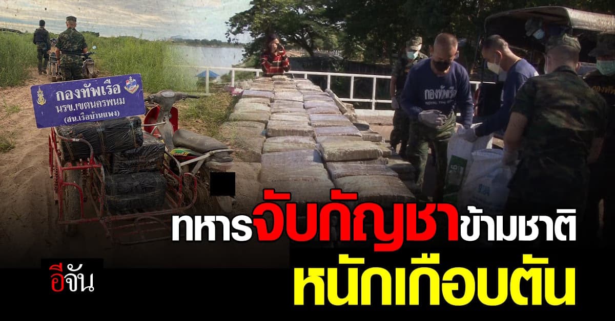 กองทัพมด เหิมอีก ลอบขน กัญชาข้ามชาติ ข้ามโขง