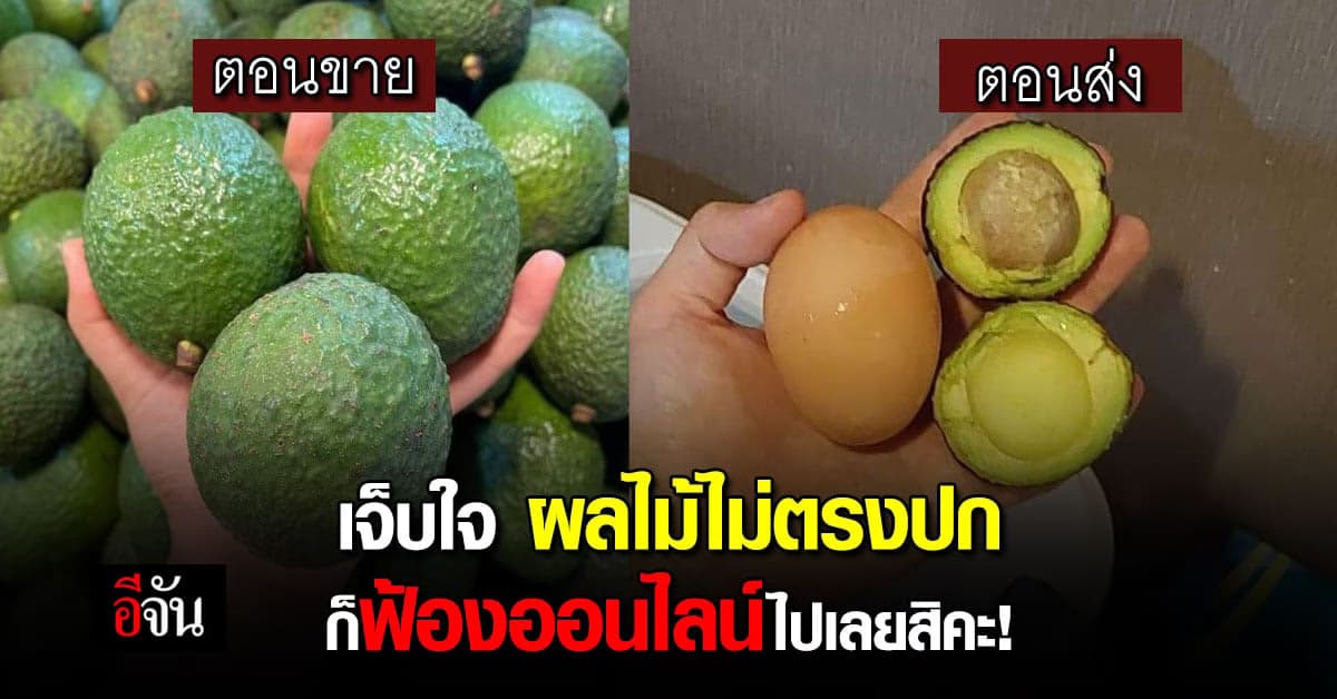 ลูกค้าไม่ทน ซื้ออะโวคาโดแต่โดนโกง ฟ้องศาลออนไลน์ไปเลยสิคะ