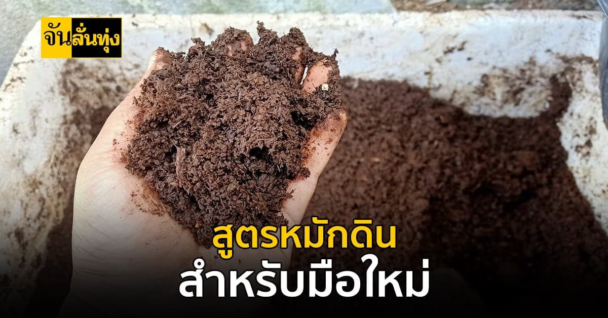 แจกสูตรปรุงดินฟรี มือใหม่ก็ทำสบาย