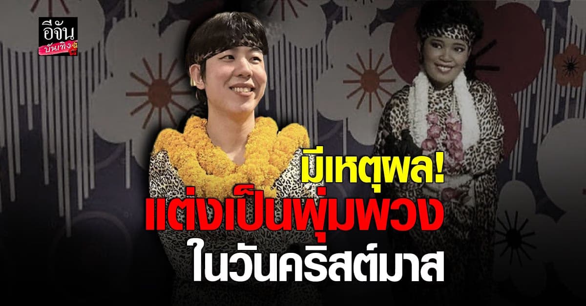 เหมือนเป๊ะ! เติร์ด Tilly Birds แต่งเป็นพุ่มพวง วันคริสต์มาส เพราะอะไร?