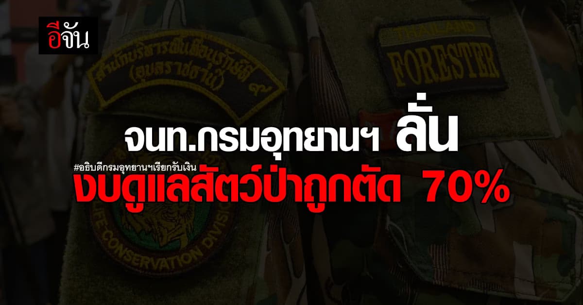 จนท.กรมอุทยานฯ เผย หน่วยงานถูกตัดงบมากถึง 70%