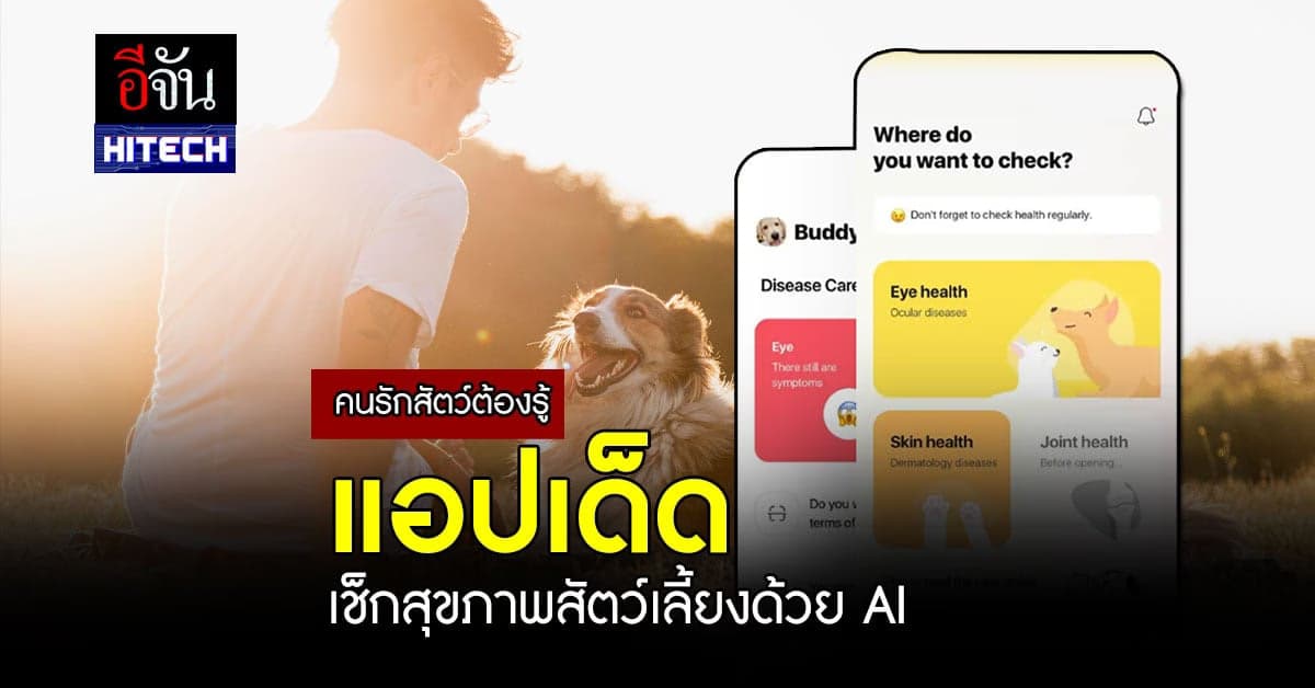 แอปสุดเจ๋งใช้ AI ช่วยวินิฉัยสุขภาพสัตว์เลี้ยงแสนรักผ่านภาพถ่าย