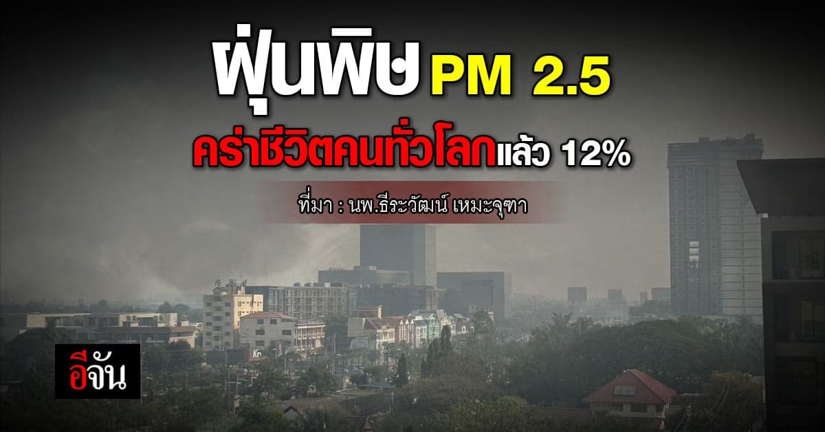 หมอเตือน! ฝุ่นพิษขนาดจิ๋ว ภัยร้าย อันตรายกว่าที่คิด
