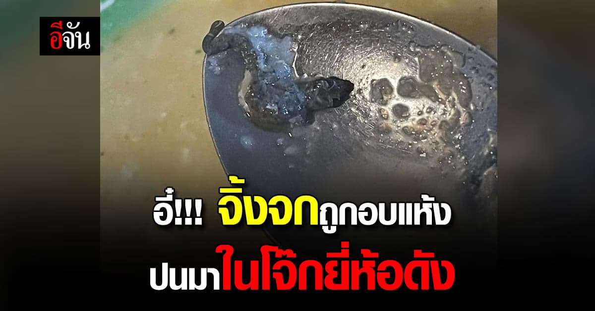 อี๋ขนลุก! สาวโพสต์ภาพ จิ้งจกถูกอบแห้ง บรรจุในซองโจ๊กยี่ห้อดัง