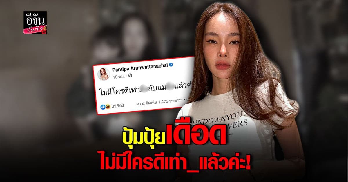 ปุ้มปุ้ย พรรณทิภา แรงได้อีก ตอกกลับคอมเมนต์เดือด
