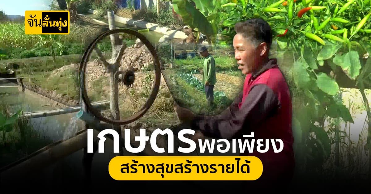 พะเยา สาววัย46ทำ เกษตรพอเพียง สร้างรายได้สร้างสุข