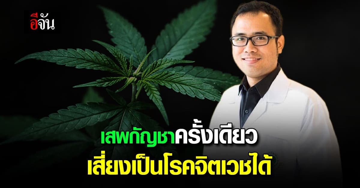 ใช้กัญชาเยอะ ทำให้มีอาการทางจิตเวชได้ !