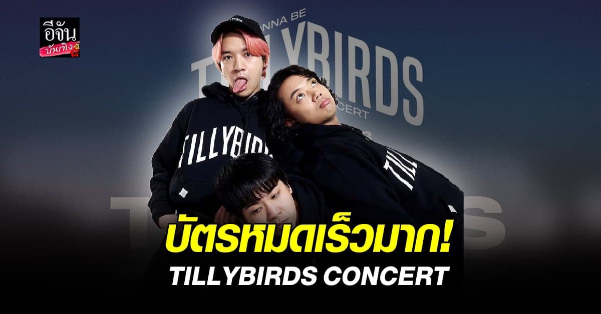 คอนเสิร์ตใหญ่ของ Tilly Birds  บัตรหมดเร็วมาก