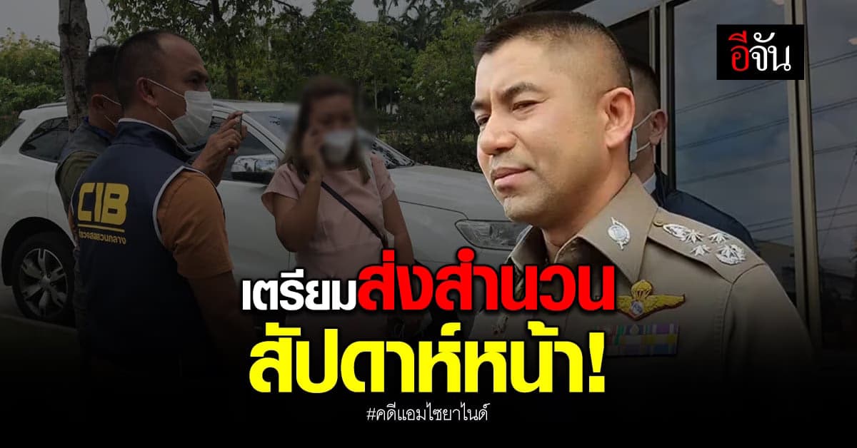 บิ๊กโจ๊ก เผยเตรียมสรุปสำนวน 15 คดี แอม ไซยาไนด์ โทษสูงสุดประหารชีวิต