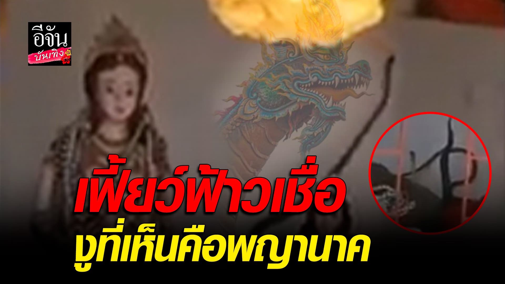🎬 คลิปบันเทิง : เฟี้ยว์ฟ้าว เผยคนไปไหว้ศาล เจองู เชื่อเป็นพญานาค