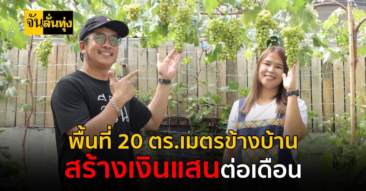 เปลี่ยนพื้นที่แคบข้างบ้าน ให้เป็นเงินหลักแสนต่อเดือน