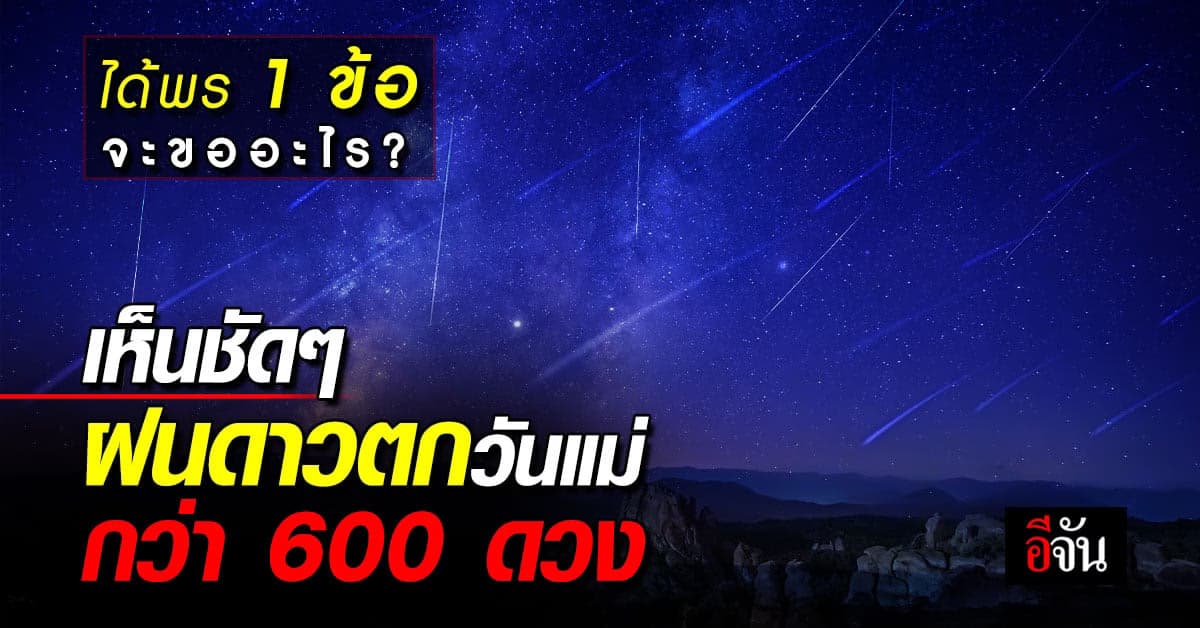 ส่อง! ปรากฏการณ์บนท้องฟ้า ส.ค. 66