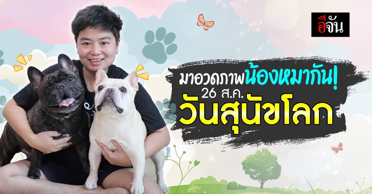 26 ส.ค. วันสุนัขโลก (International Dog Day)