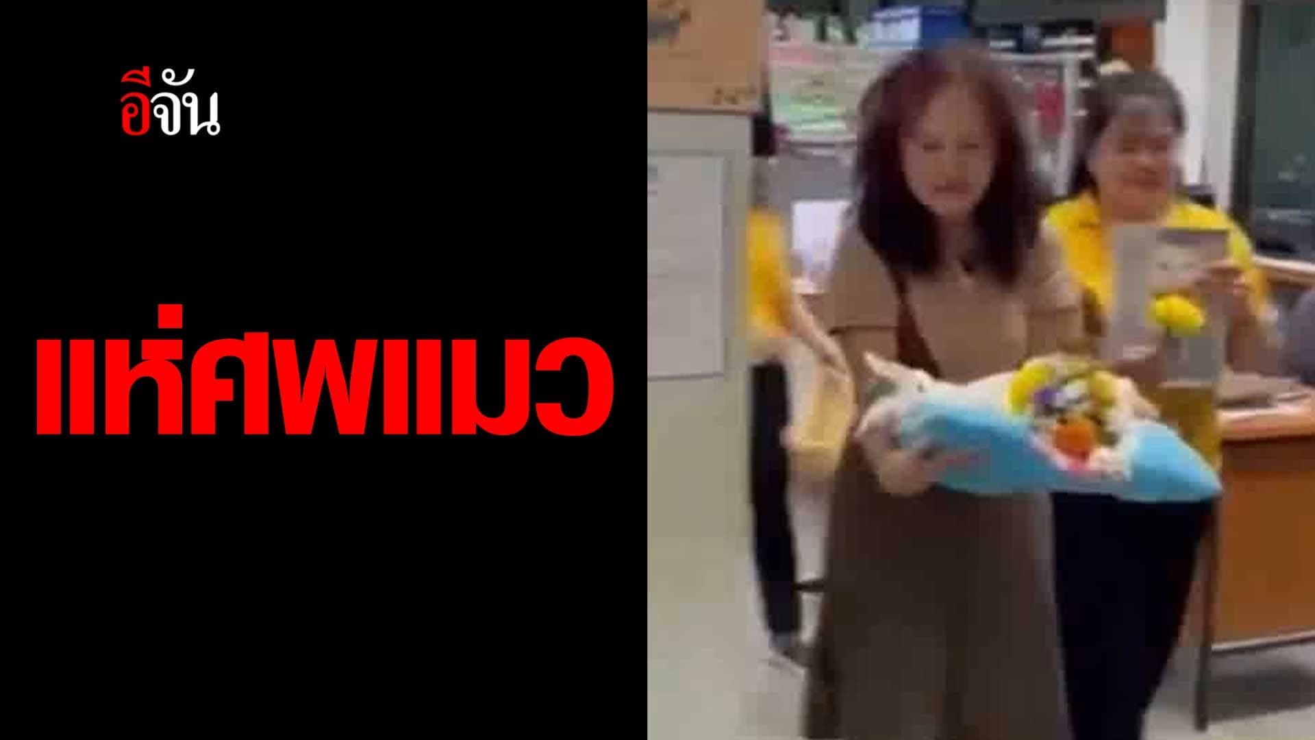 🎬 คลิปโซเชียล แห่ศพแมว เจ้าไวท์ แมวหลงบ้าน