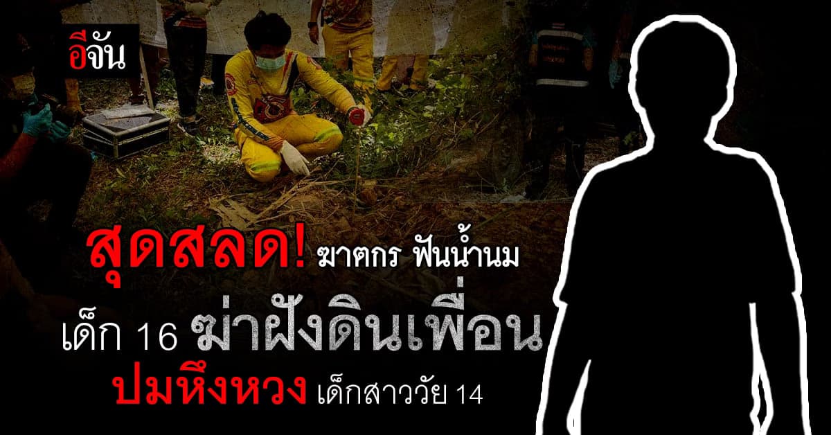 สลด! ฆาตกรฟันน้ำนม รวมหัว ฆ่าฝังดินเพื่อนวัย 16
